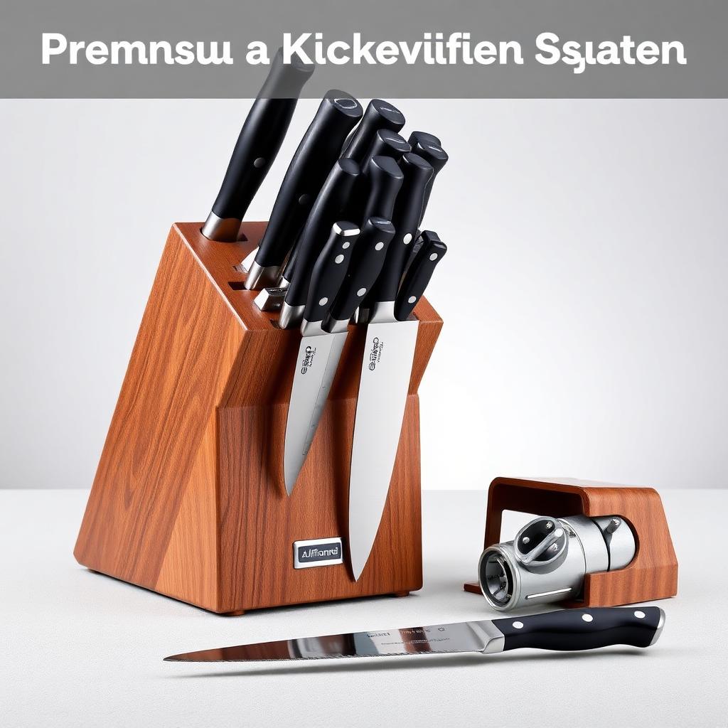 Ninja NeverDull® Premium 13-Piece Wood Series Knife System